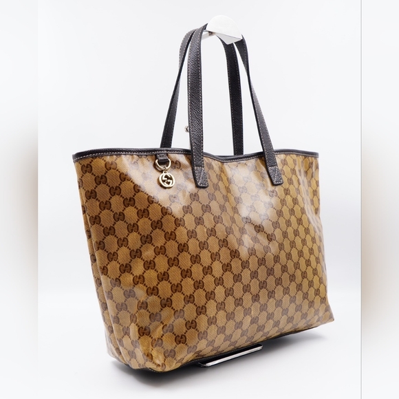 AX40❤️ Gucci GG Crystal Coated Canvas tote - Picture 4 of 13